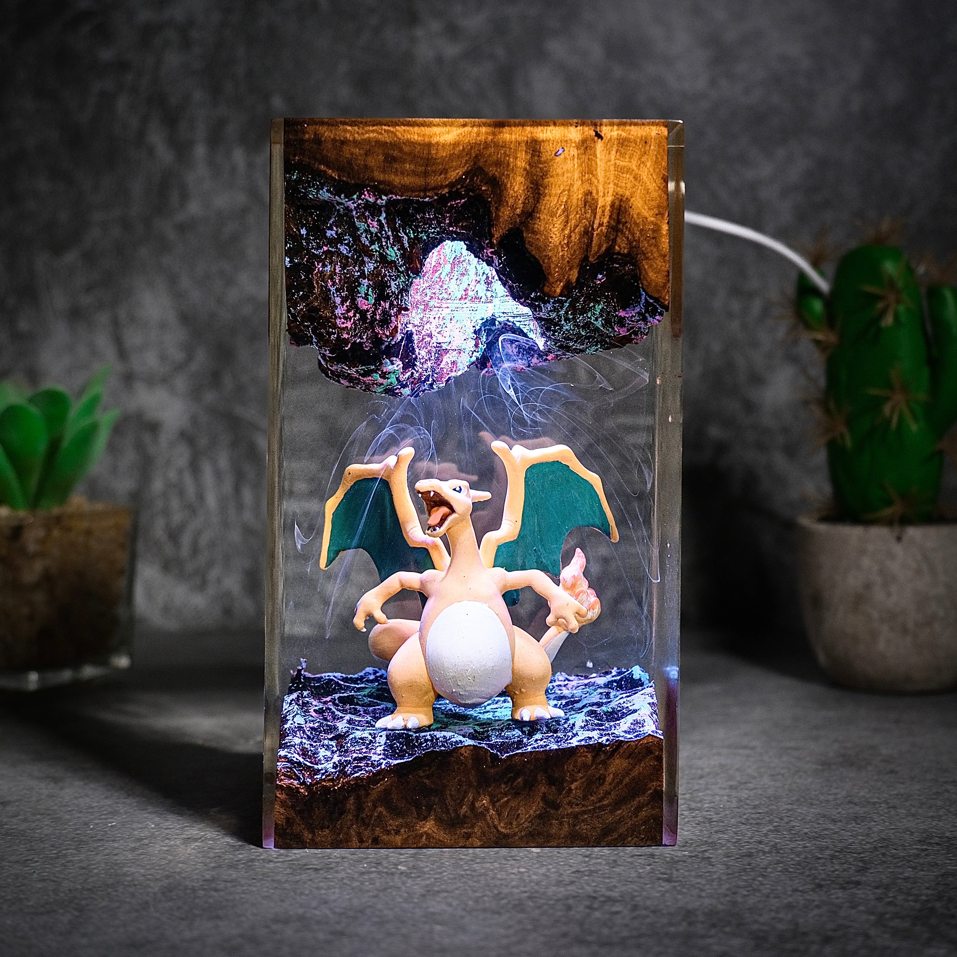 Charizard Pokemon Resin lamp