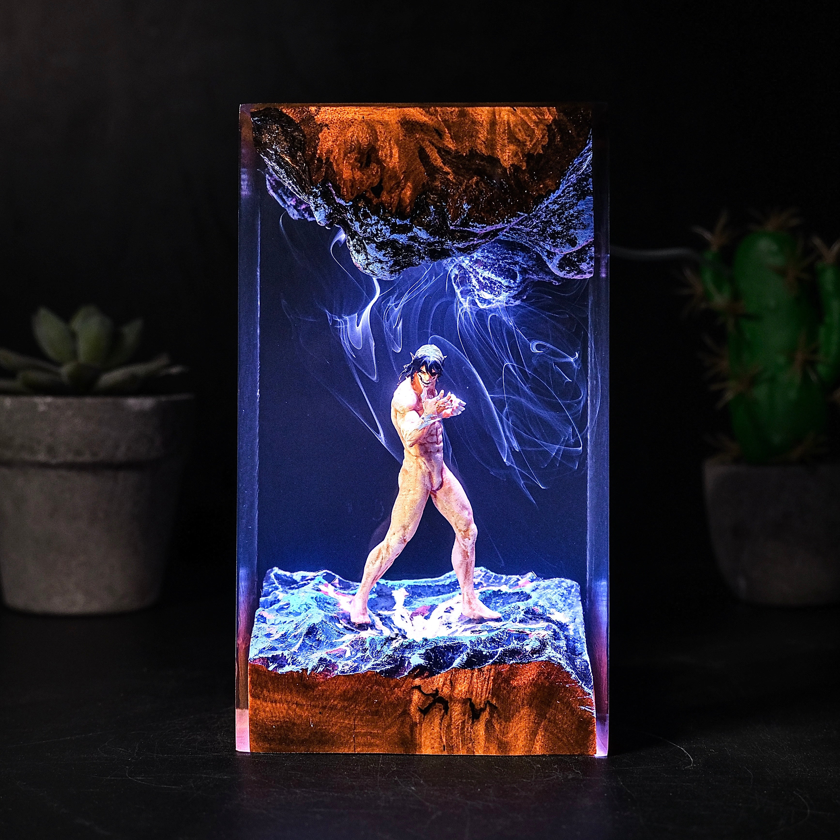 Eren AOT Resin lamp