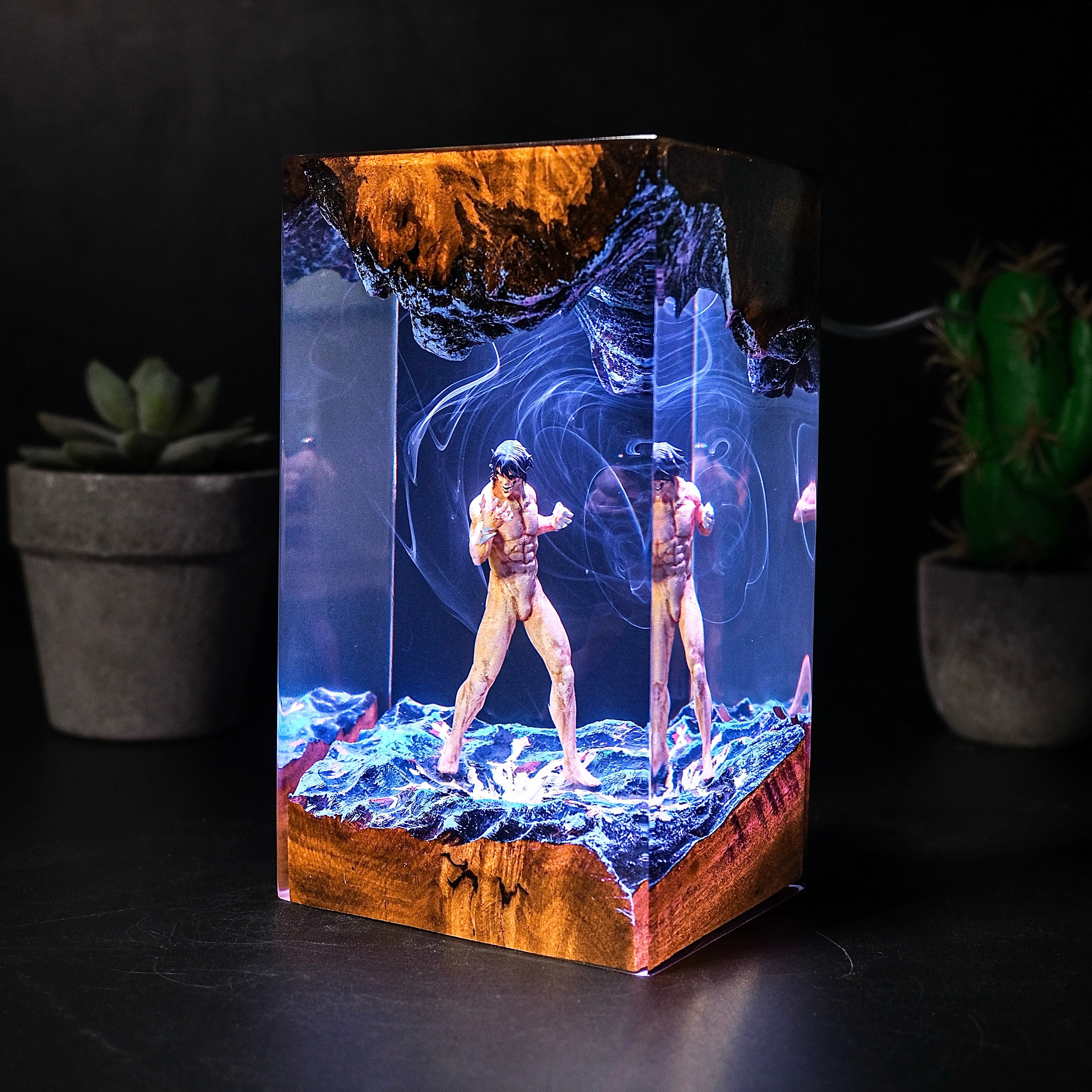 Eren AOT Resin lamp