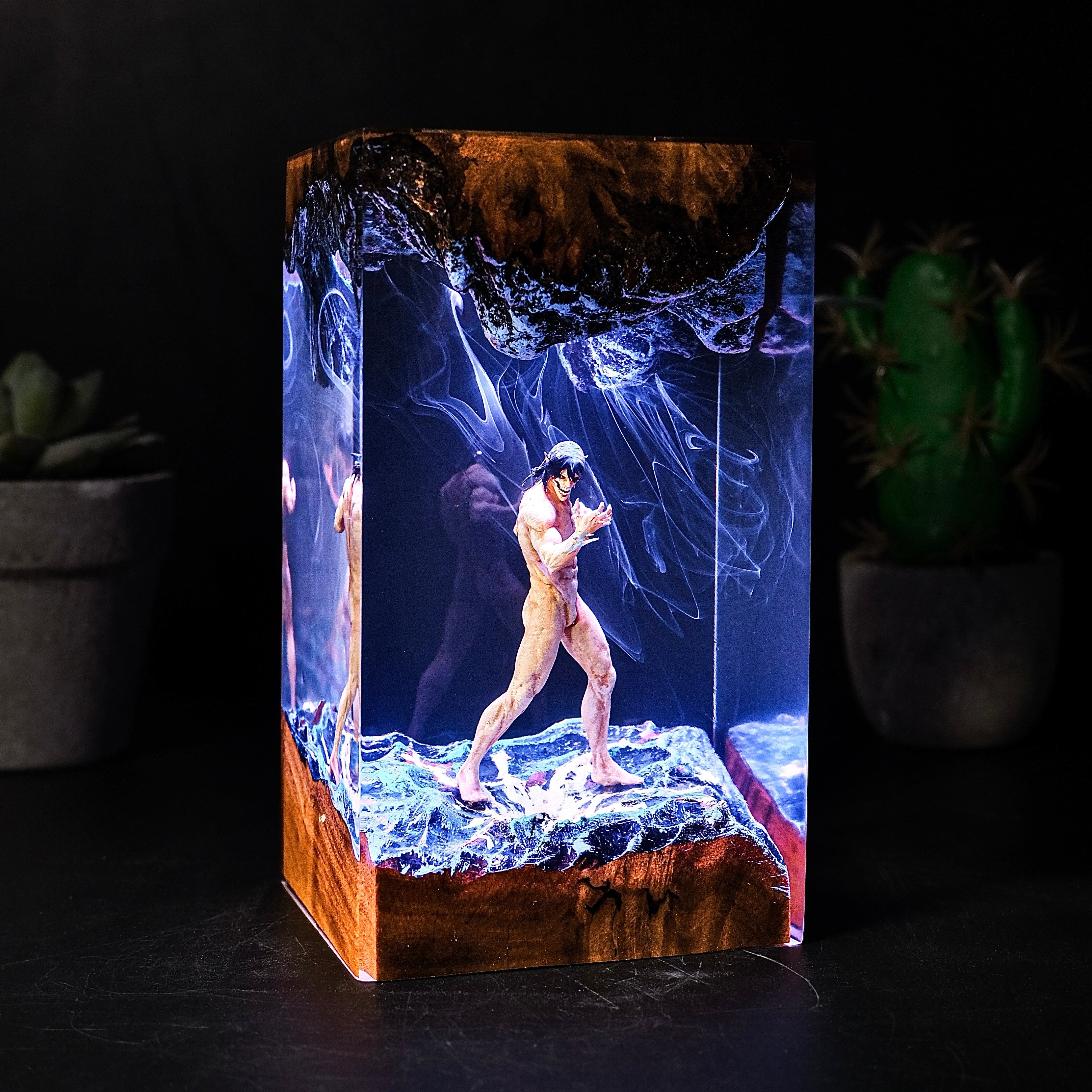 Eren AOT Resin lamp