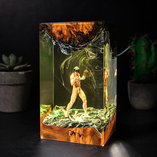 Eren AOT Resin lamp