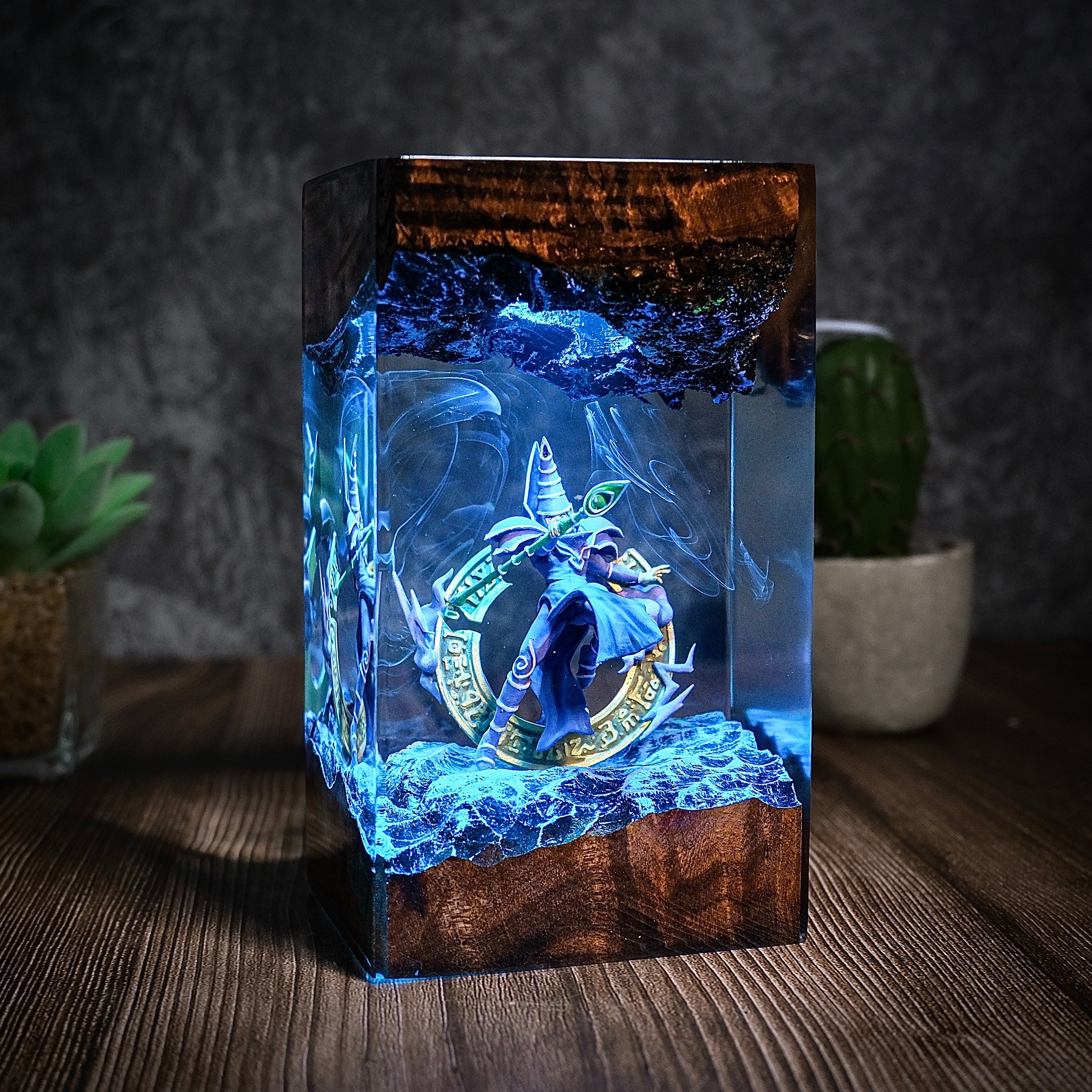 Dark Magician Yu Gi Oh Resin lamp