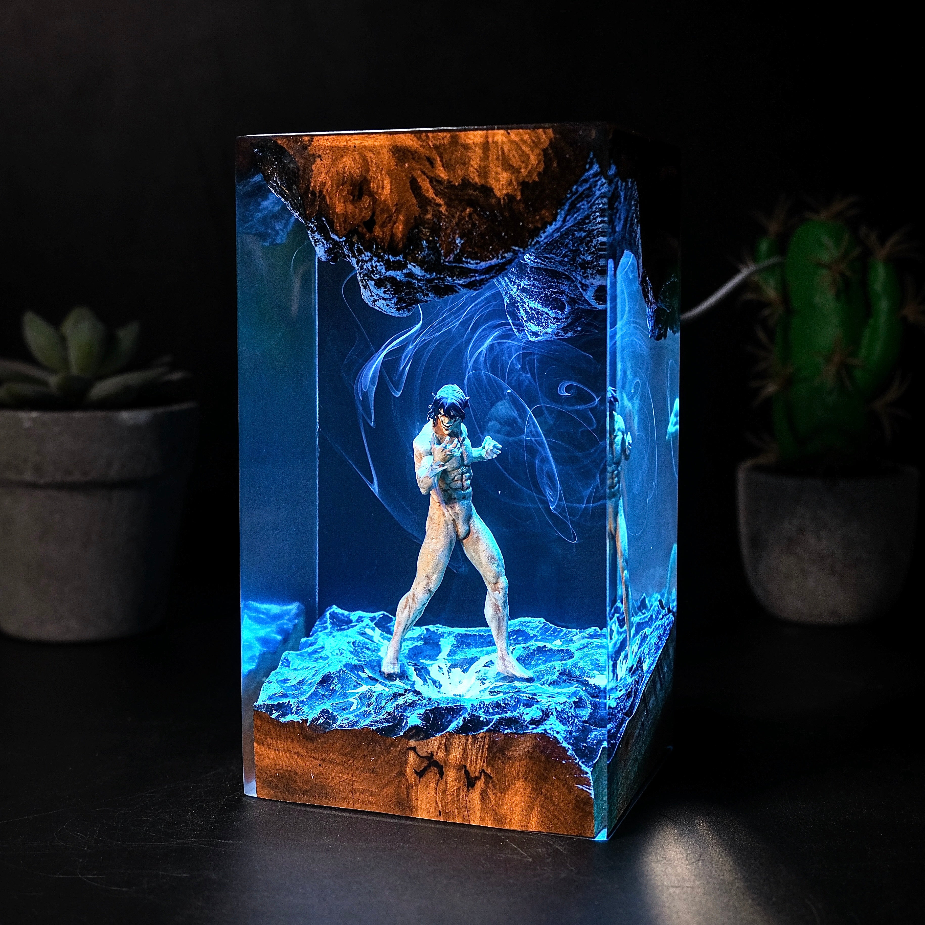 Eren AOT Resin lamp