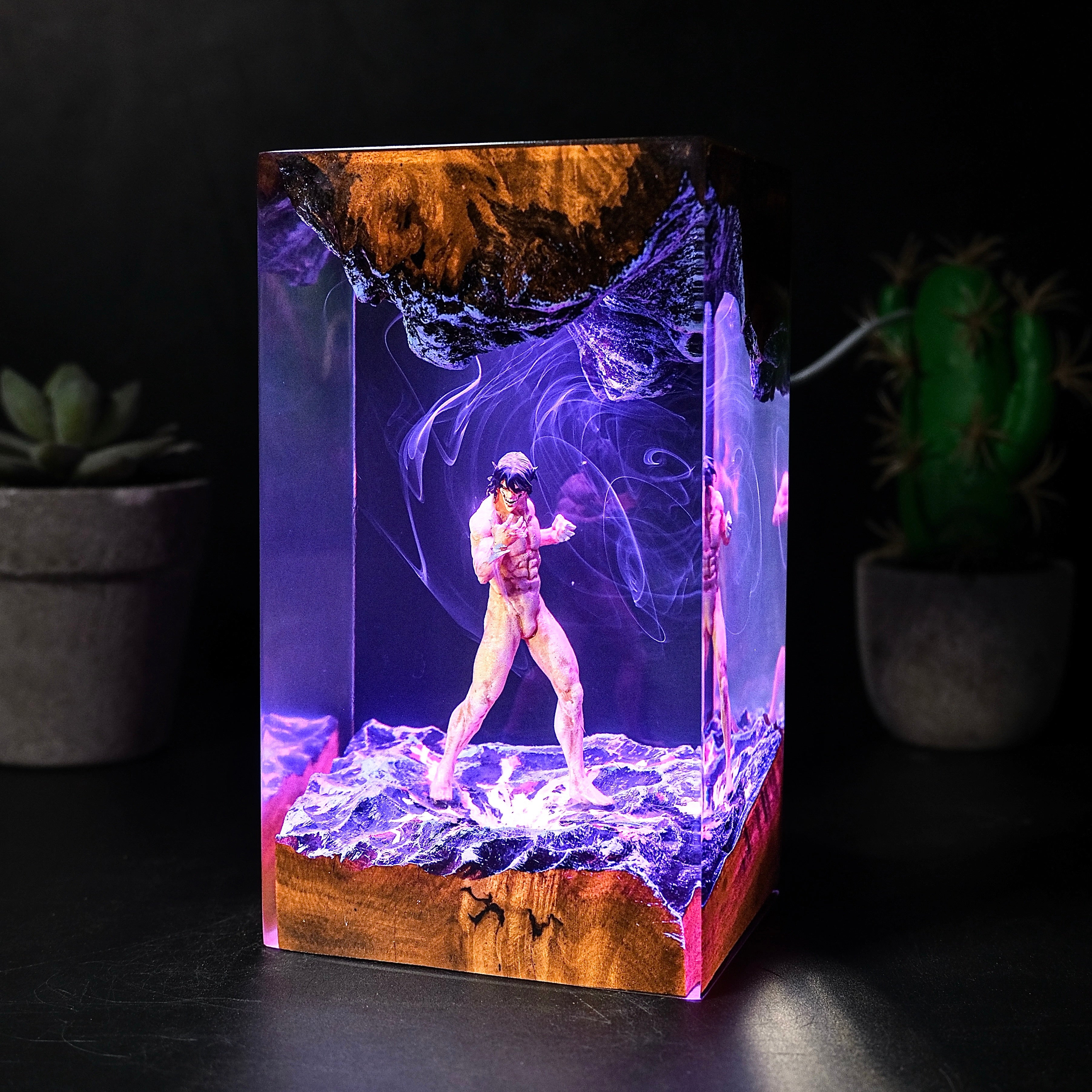 Eren AOT Resin lamp