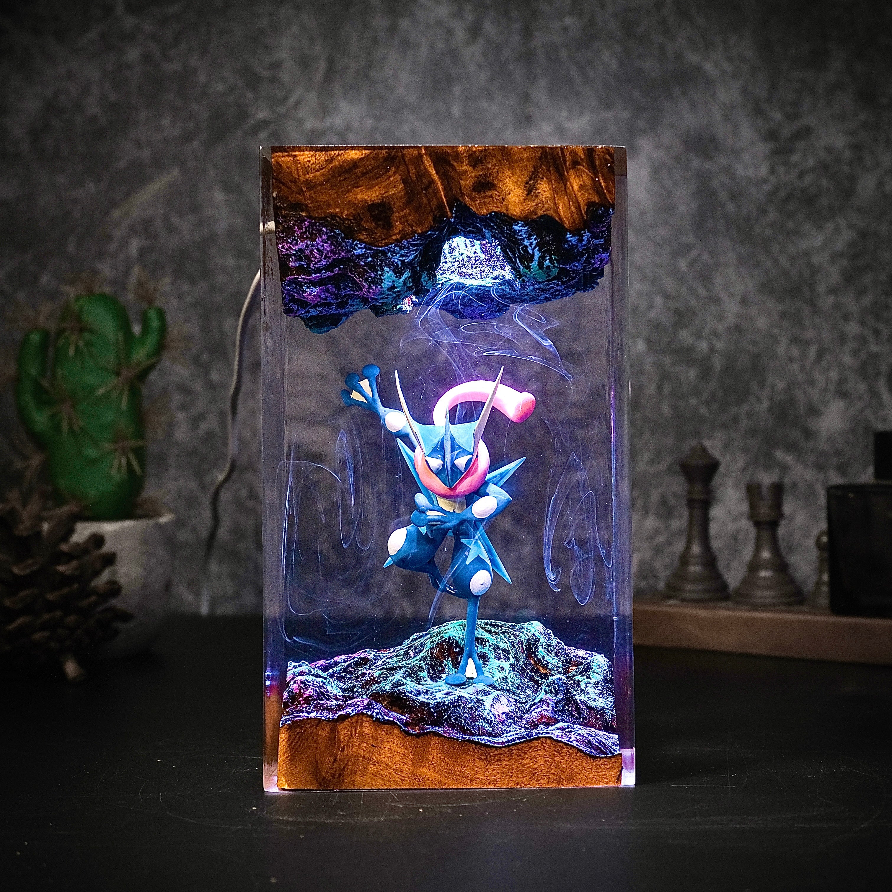 Greninja Pokemon Resin lamp