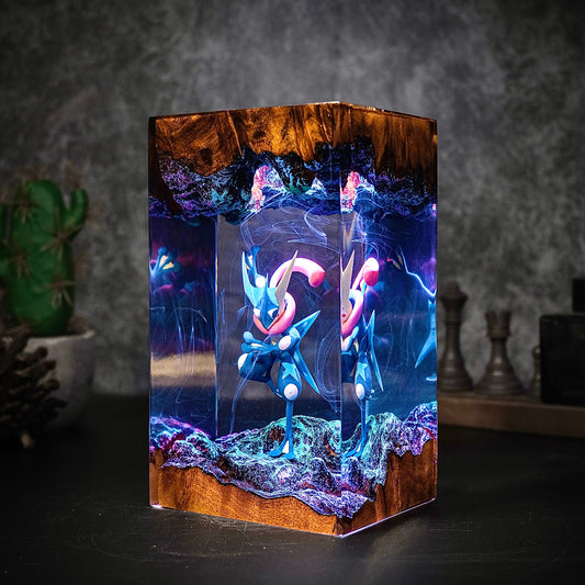 Greninja Pokemon Resin lamp