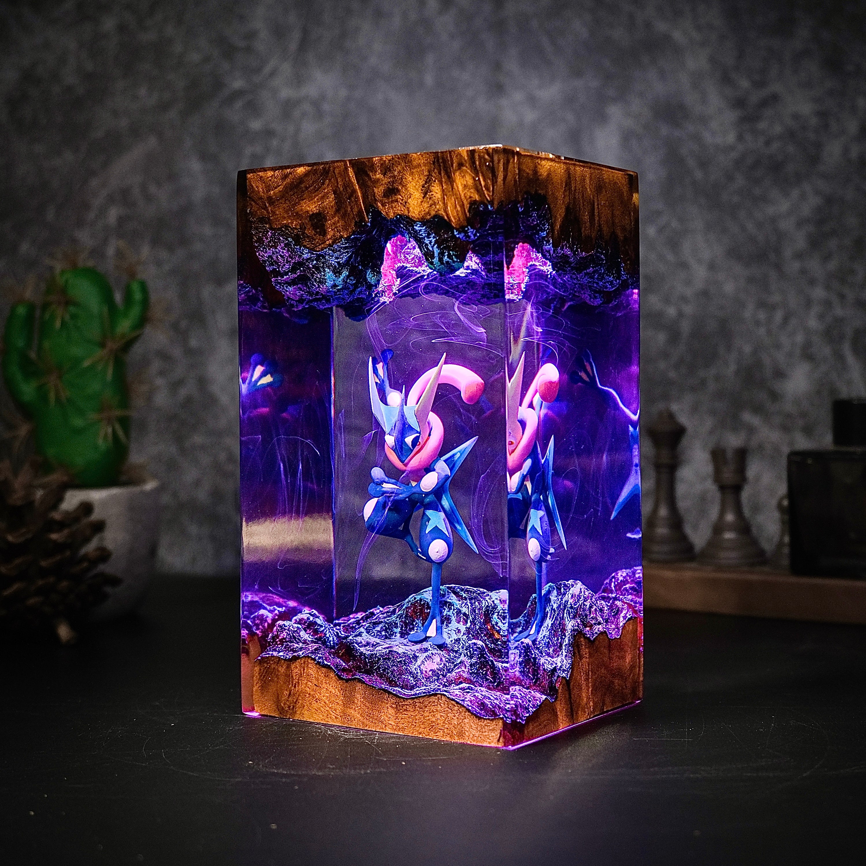 Greninja Pokemon Resin lamp