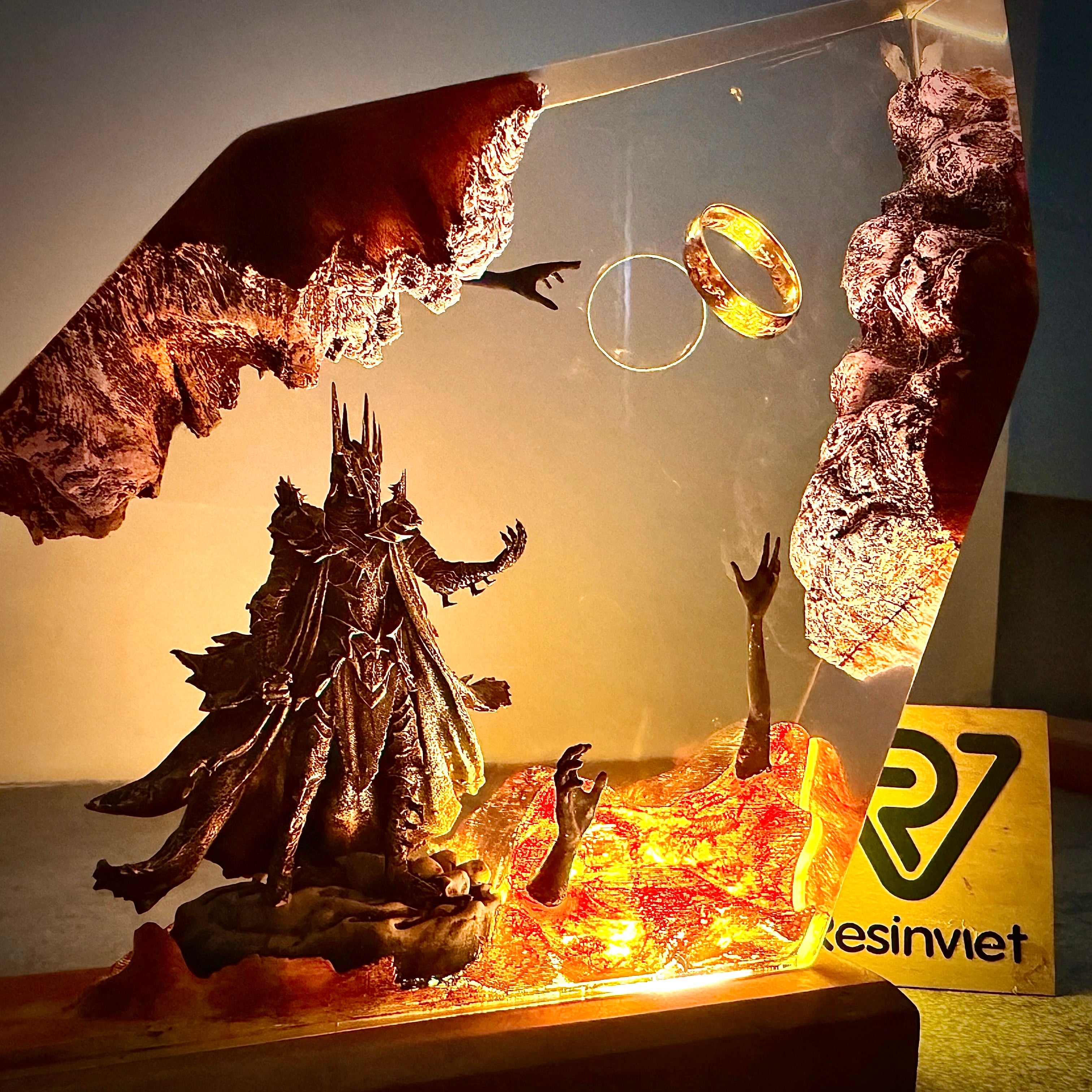 Sauron Dark Lord, Lord of the rings Resin lamp