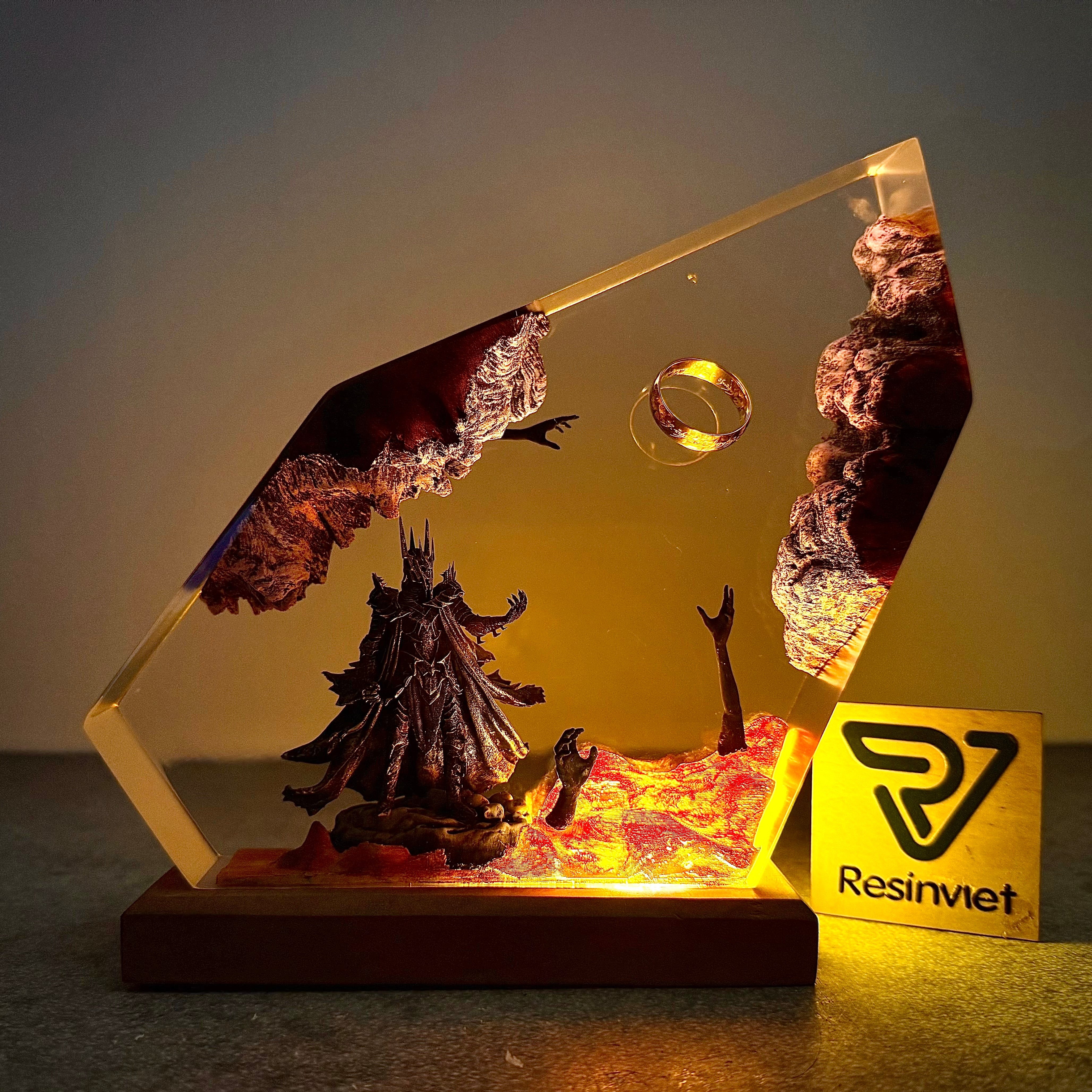 Sauron Dark Lord, Lord of the rings Resin lamp