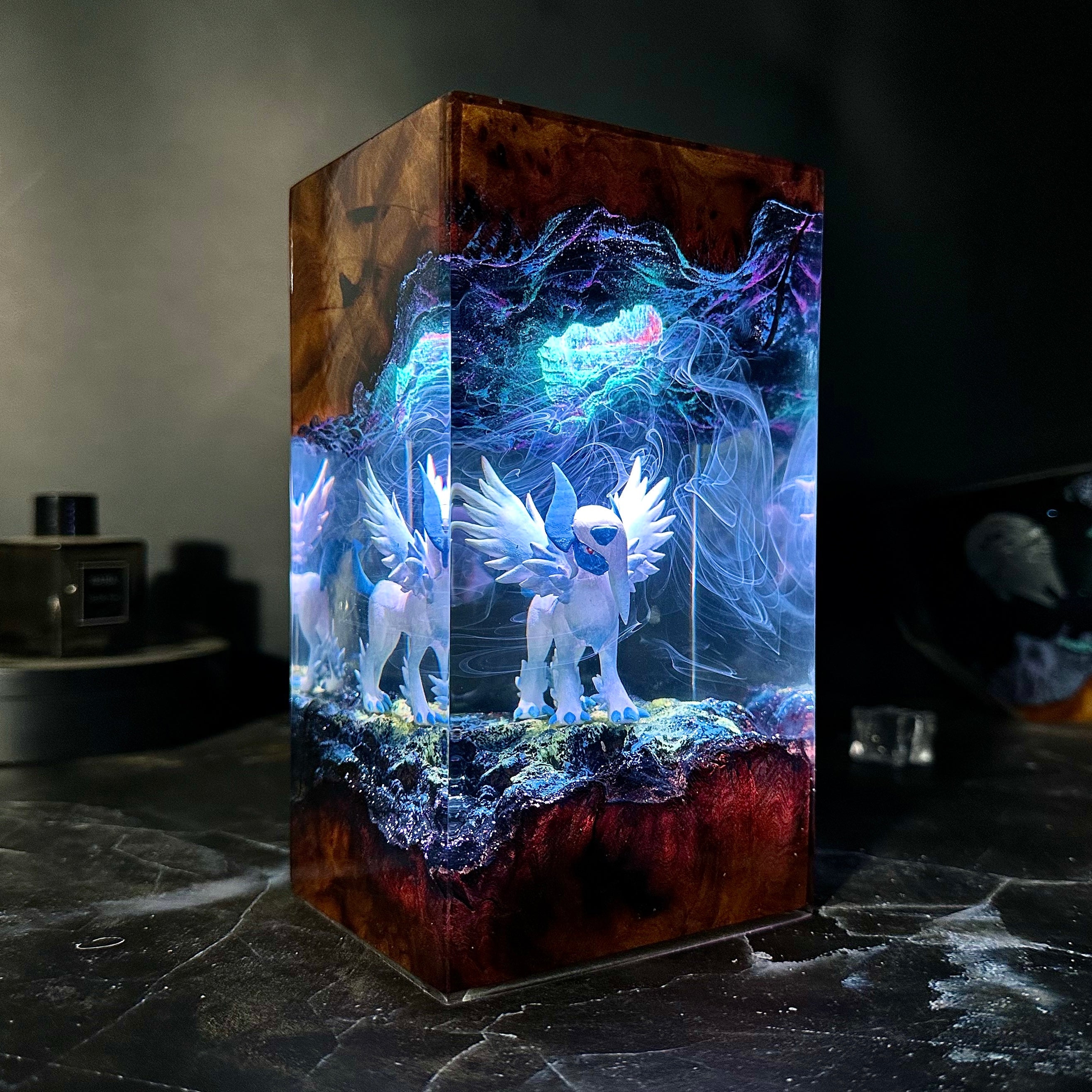 Mega Absol Pokemon Resin lamp