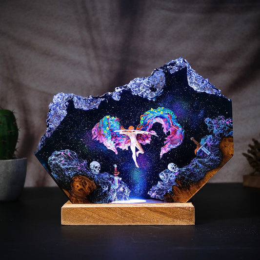 Malenia in the Space Resin lamp