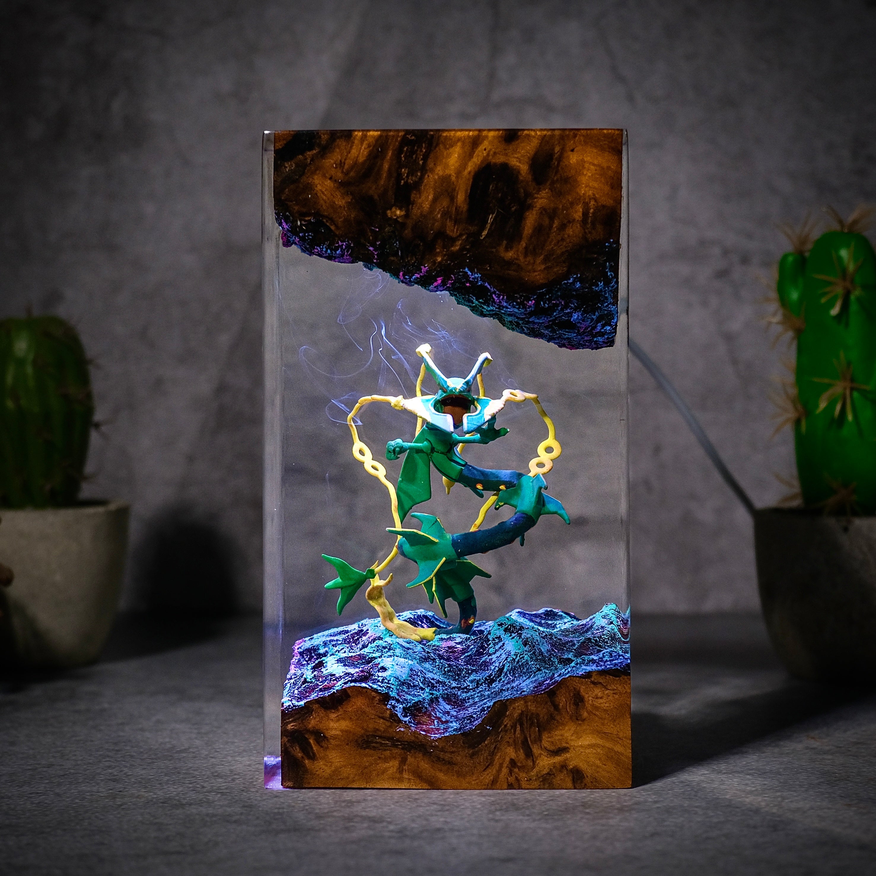 Rayquaza Pokemon Resin lamp