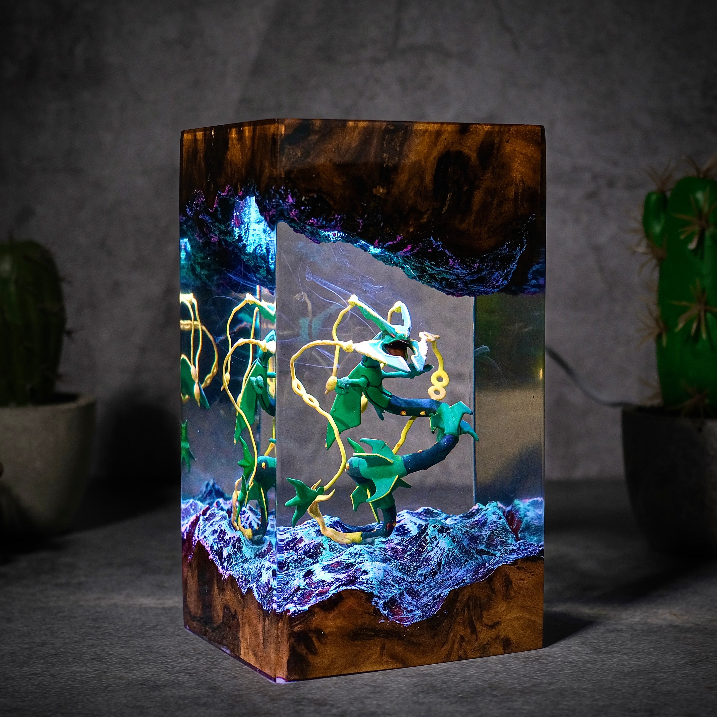 Rayquaza Pokemon Resin lamp