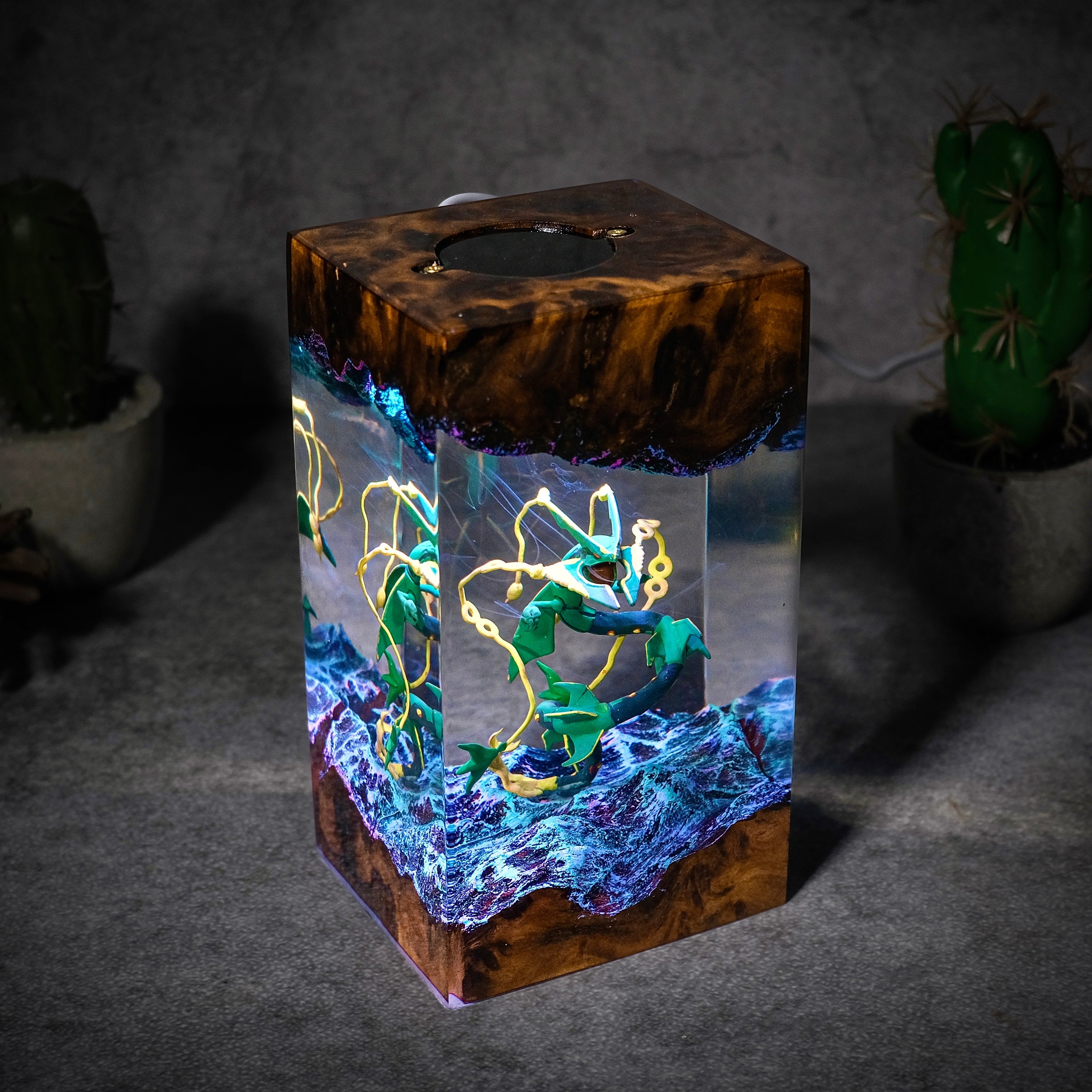 Rayquaza Pokemon Resin lamp