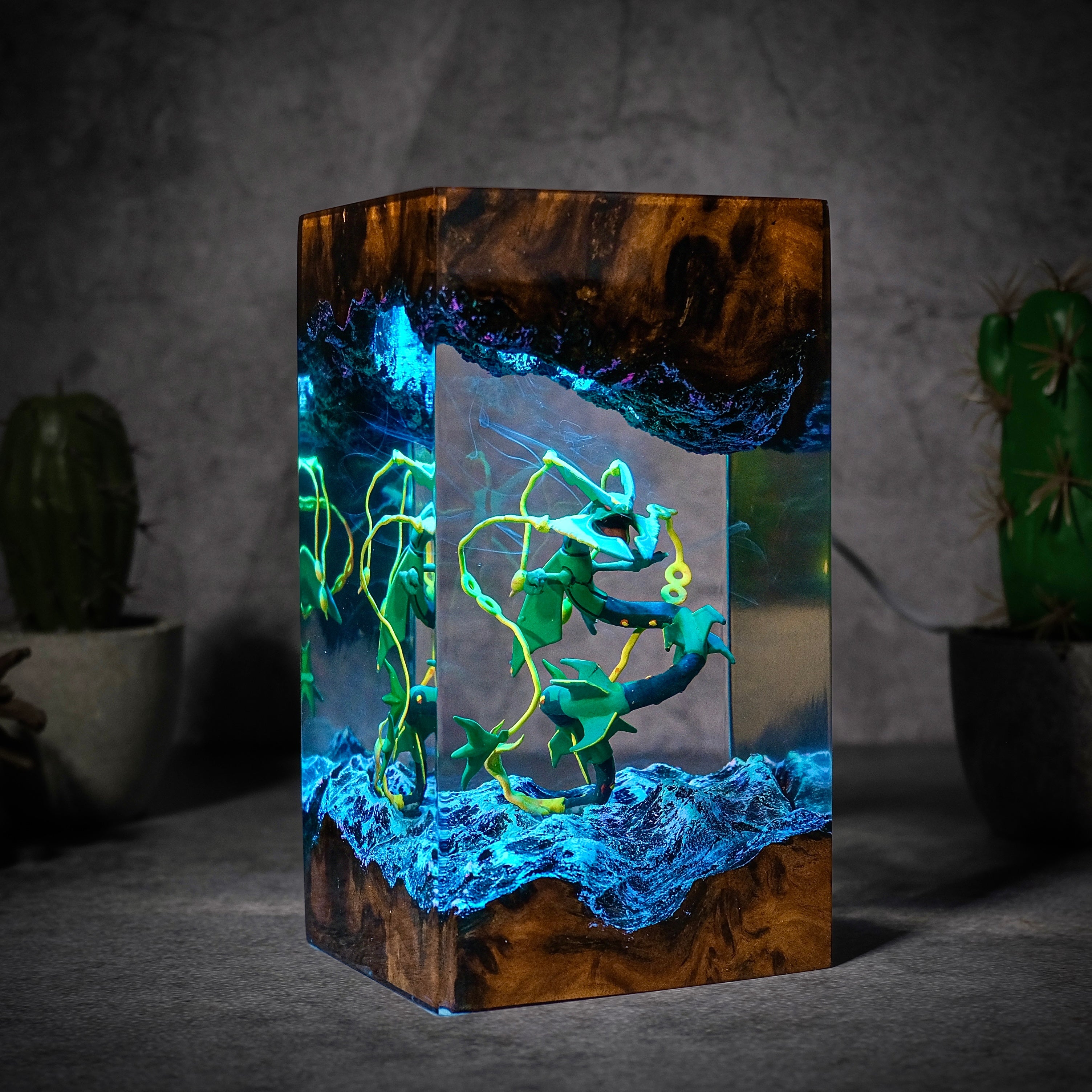 Rayquaza Pokemon Resin lamp