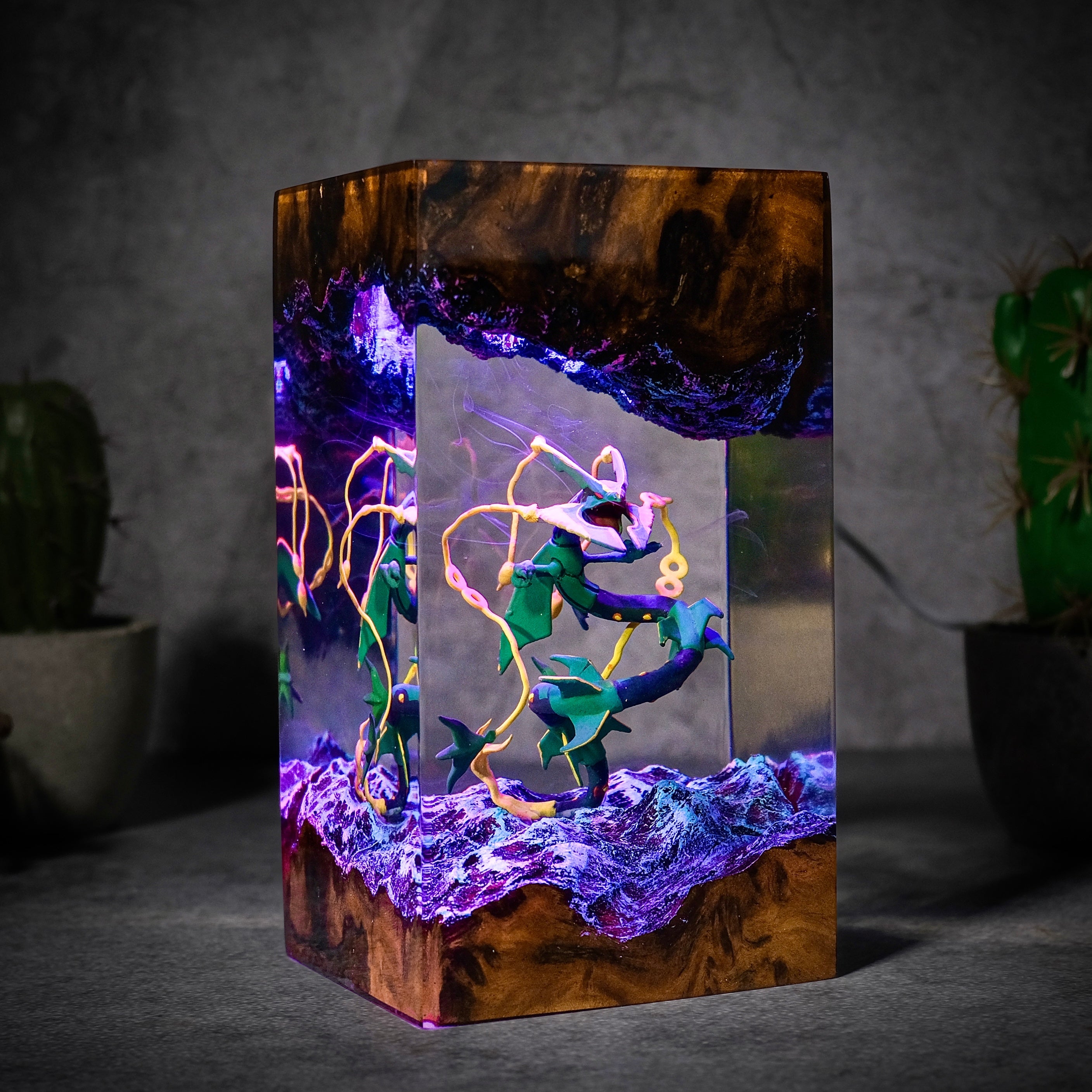 Rayquaza Pokemon Resin lamp