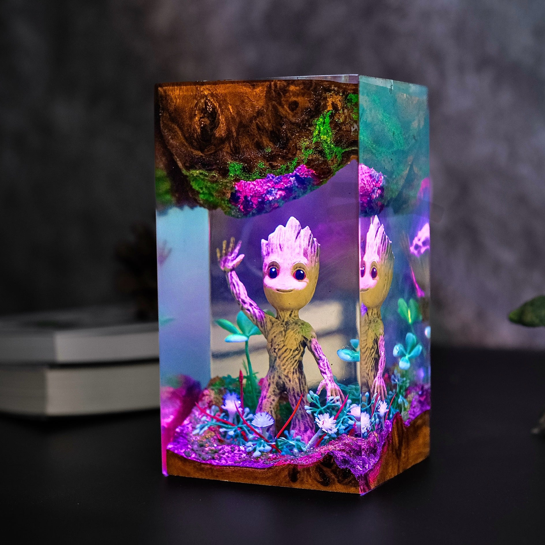 Baby Groot Marvel Resin lamp