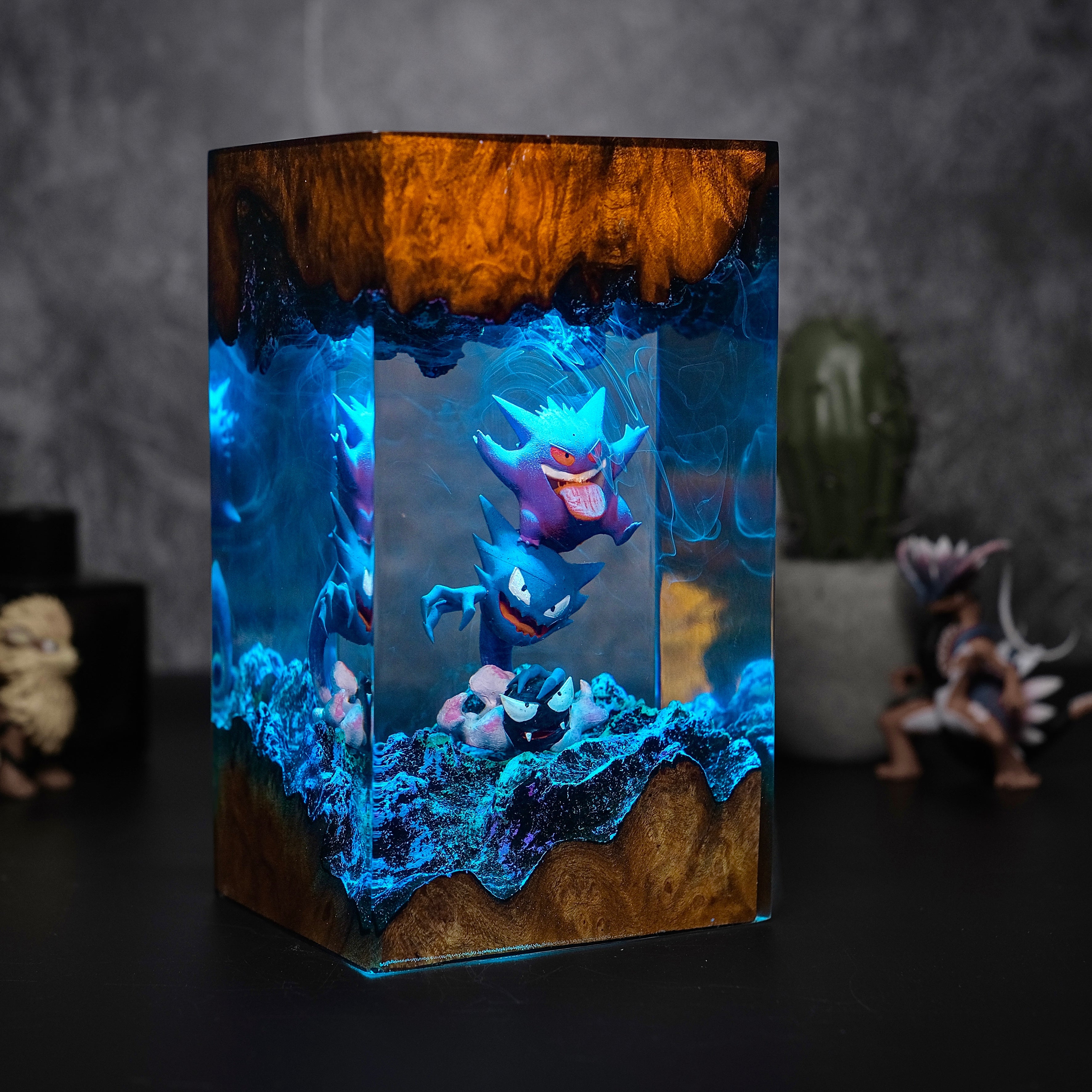 Gengar Pokemon Resin lamp