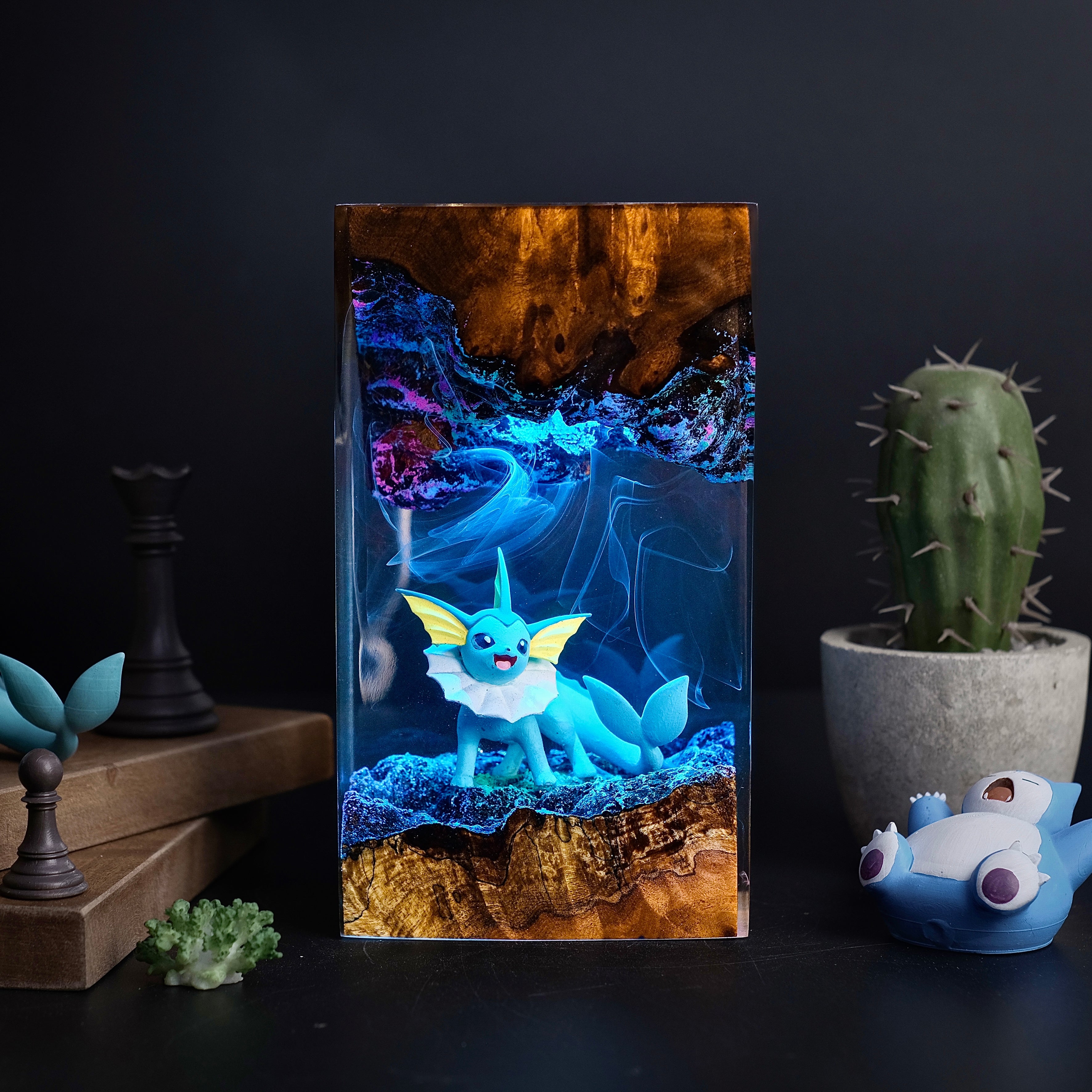 Vaporeon Pokemon Resin lamp