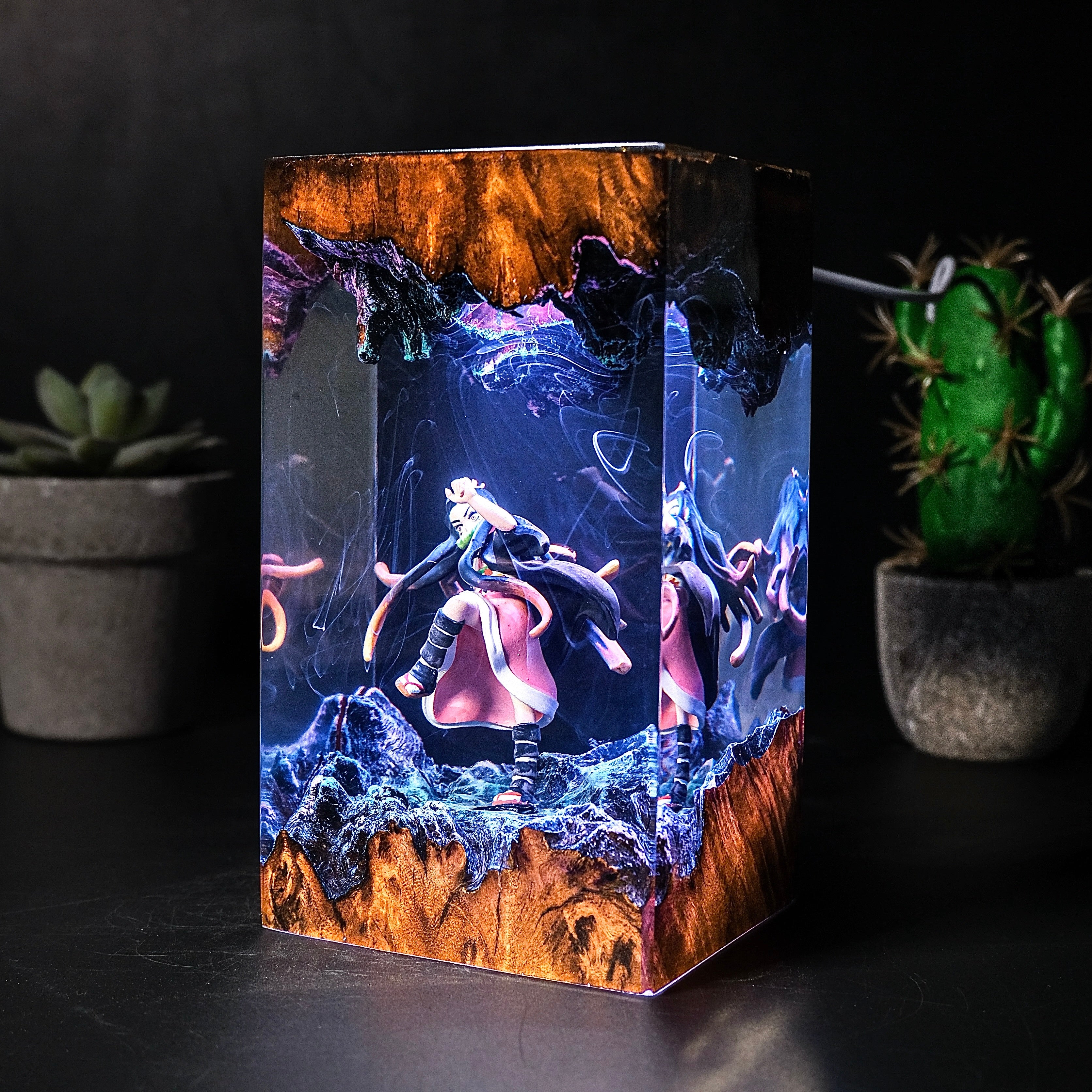 Nezuko Resin lamp