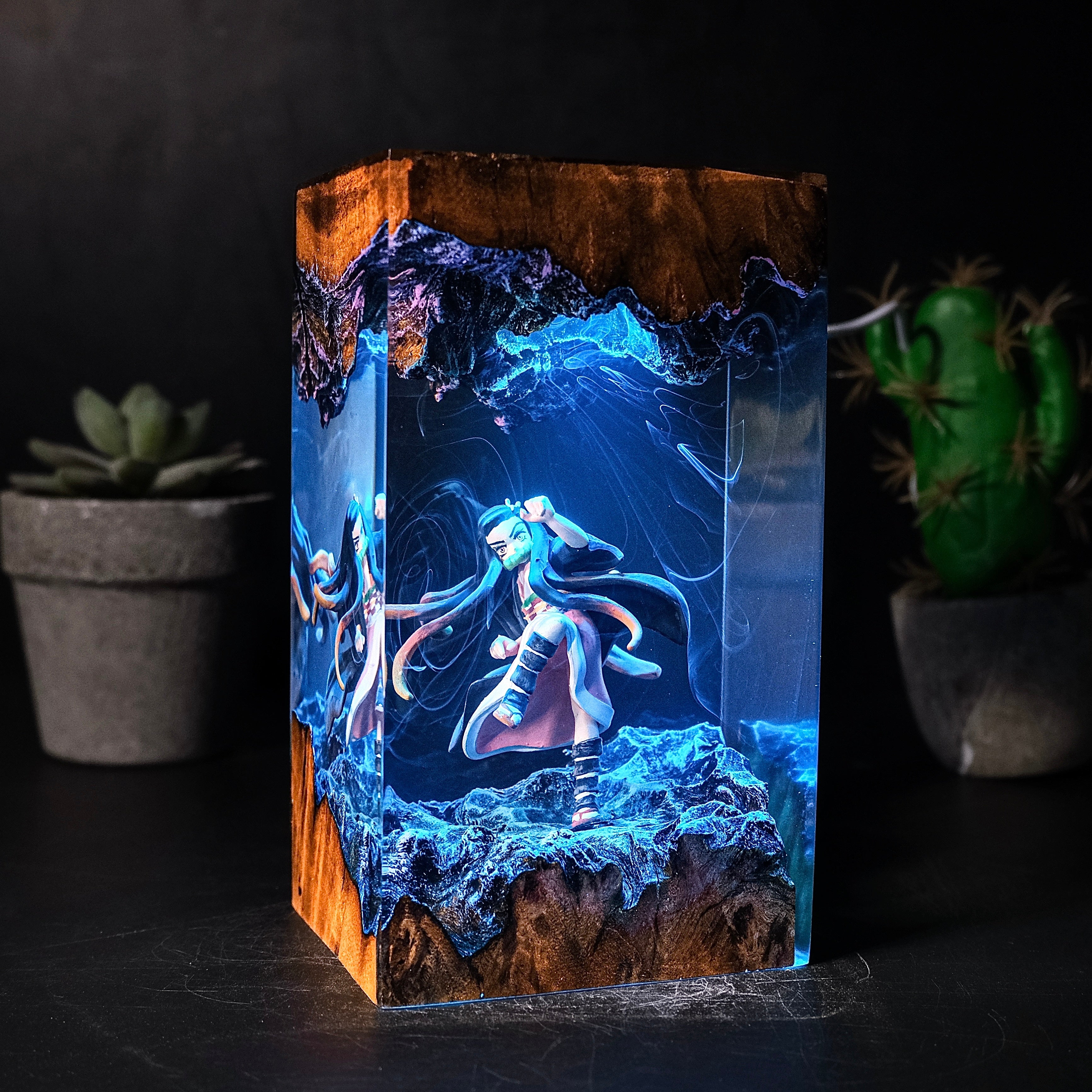 Nezuko Resin lamp