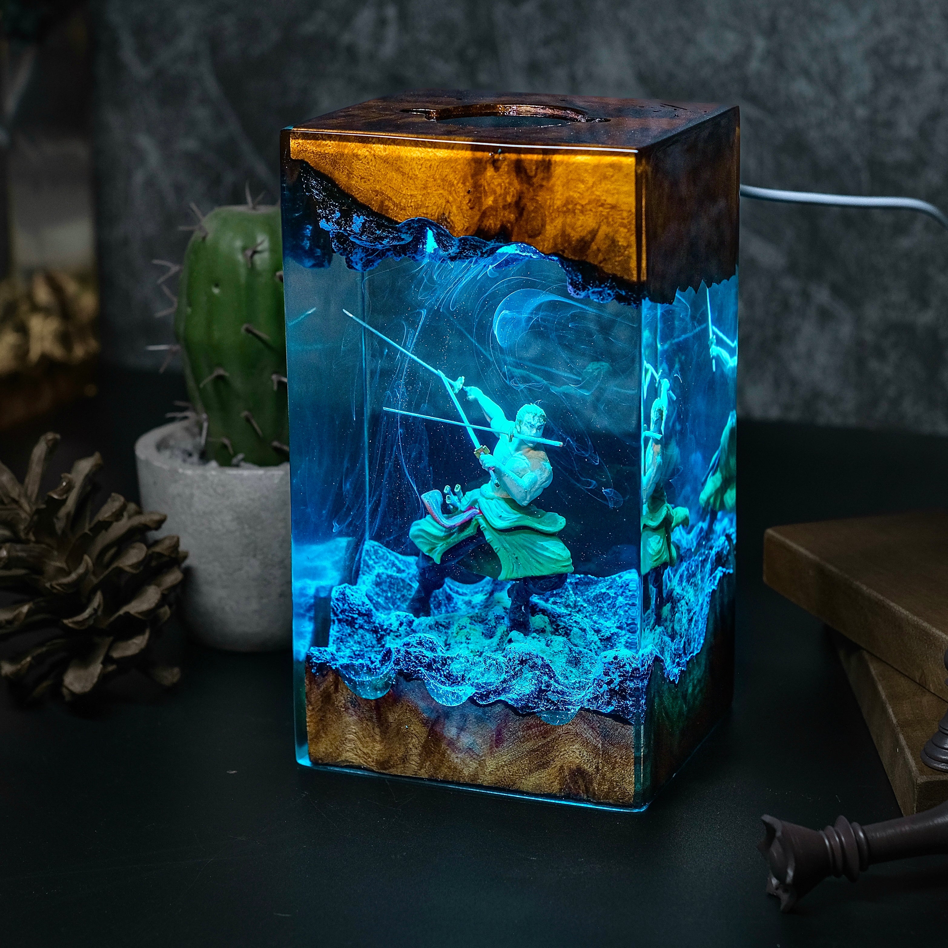 One piece Zoro Resin lamp